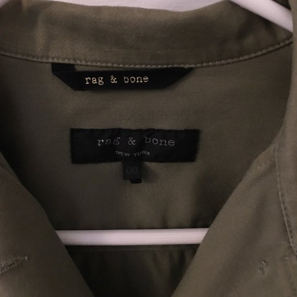 Rag & Bone Cotton Ohara Field Jacket, Size 00 - Picture 3 of 3